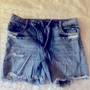 Fashion Nova Distressed Jean Shorts